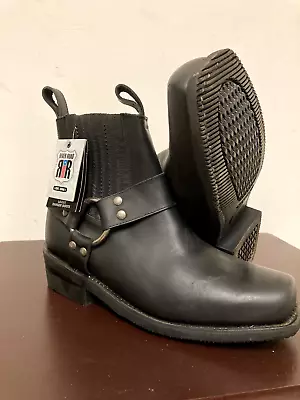 River Road Ranger Lo Cut Women's Harness Boots - Black - Size 10 • $45.99