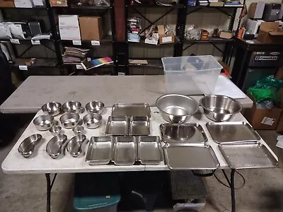 Large Bundle Lot Vollrath Stainless Steel Medical Trays Kidney • $199.99