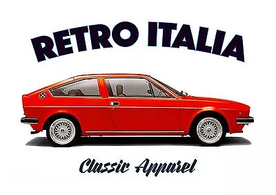 ALFA ROMEO ALFASUD SPRINT T-shirt. RETRO ITALIA. CLASSIC CAR. ITALIAN. MODIFIED. • £15