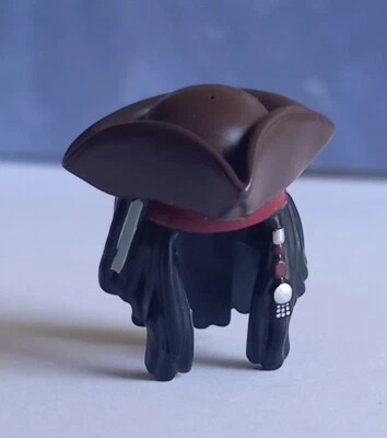 £5.99 • Buy LEGO Jack Sparrow Tricorn Hat Hair 3 Corners Pirates Caribbean 12244  95318