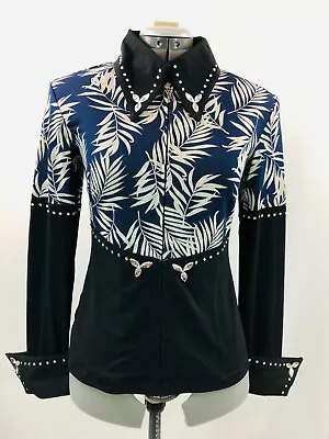 Medium Western Show Pleasure Rail Shirt Jacket Clothes Showmanship Horsemanship • $44.98