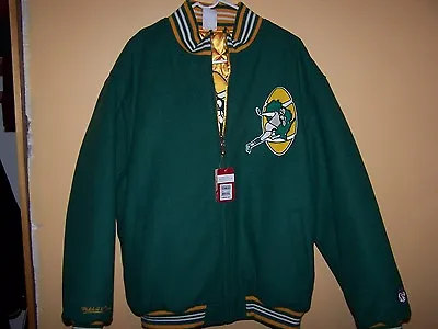 Mitchell & Ness Packers 60's Throwback Reversible Wool Jacket 5xl Retails  450$ • $189