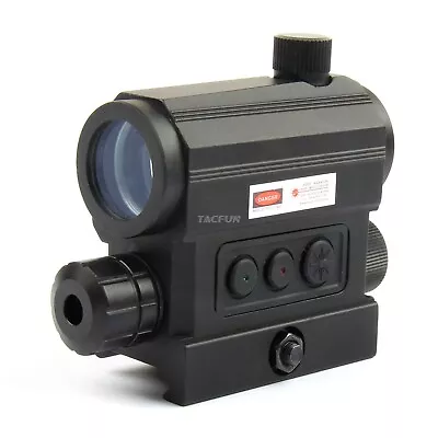 Reflex Green / Red Dot Sight Scope & Laser Sight Combo 20MM Rail Mount • $29.99