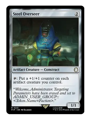 Steel Overseer Fallout MTG • $1.10