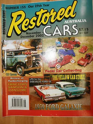 Restored Cars #155 Ford Galaxie 1925 Yellow Cab Bristol 407 To 412 1931 Chev • $2.99