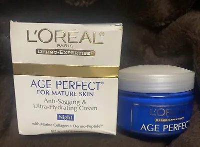 L'Oreal Age Perfect Anti-Sagging & Ultra Hydrating Night Cream ( OLD FORMULA ) • $19.50