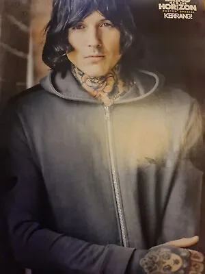 Oli Sykes Jordan Fish Bring Me The Horizon A4 Poster Kerrang Magazine Uk  • £5.49