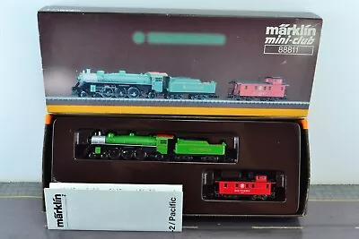 $219 • Buy Marklin 88811 4-6-2 Pacific SOUTHERN Steam Locomotive W/ Caboose Z Scale
