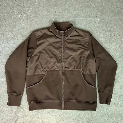 Orvis Mens Jacket Extra Large Brown Sweatshirt Windbreaker Outdoor Softshell Top • $29.98