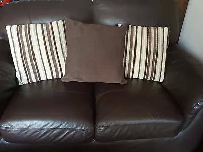 Home Made Cushions. 2@ 16 X 16. 1 @ 18 X 18. • £6.99