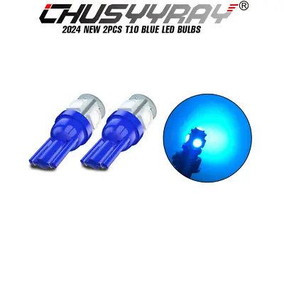 Motorcycle BLUE LED Side Marker Light Parking Bulbs For Kawasaki Suzuki Yamaha • $5.59