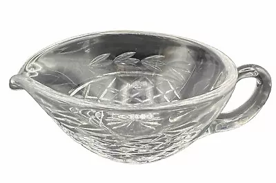 Waterford Crystal Glandore Gravy Sauce Boat 7 Inches With Laurel Leaves Perfect • $35