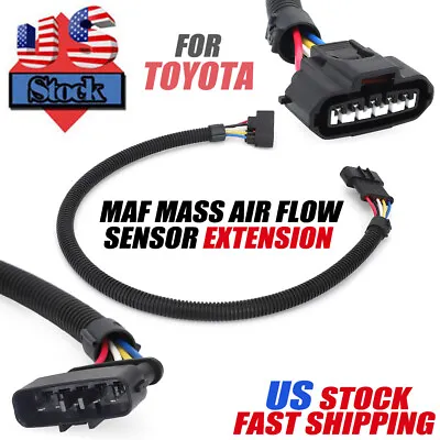 For Toyota Lexus MAF Mass Air Flow Sensor Extension Harness 24  Denso 5 Wire Pin • $15.59