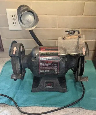 Sears Craftsman 6  Bench Grinder Model # 319.190400 3450rpm 1/3 HP • $74.99