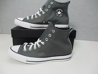 Converse CTAS Hi Cyber Grey Lunar Gray Canvas  Shoes Mens Sz 9 Womens Sz 11 • $49.99