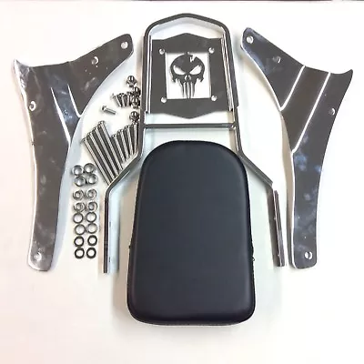 $51.64 • Buy Skull Backrest Sissy Bar For Suzuki 05-12 Boulevard M50 VZ800 C50 VL800 C50T VL8