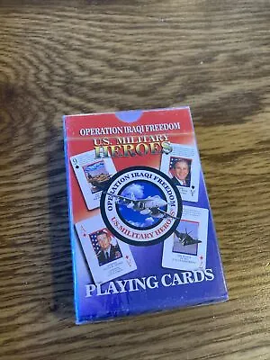 Operation Iraqi Freedom US Military Heroes Playing Cards NEW SEALED • $1.99