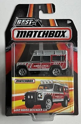 2015 Best Of Matchbox Land Rover Defender 110 - Ambulance • $12.88