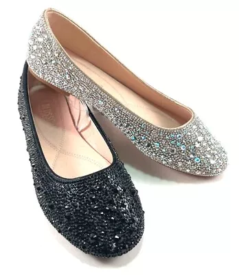 Blossom Baba-102 Ballet Dressy Embellished Flats Choose Sz/Color • $54