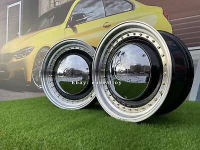 17 Inch 5x100 7.5J Smoothie Style Dish Wheels For VW Bug Beetle Golf Audi TT • $1857.55