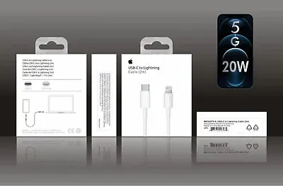 100% Original IPhone Charging Cable 2m TYPE C To Lightning For IPhone GENUINE • $27.99