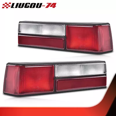 Pair Taillights Taillamps Rear Brake Lights Left Right Fit For 87-93 Mustang LX • $74.80