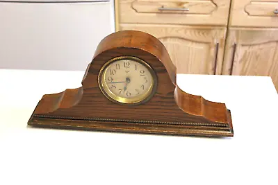 1930s FHS Oak Cased Napoleon Hat Mantel Clock (4905) • £60