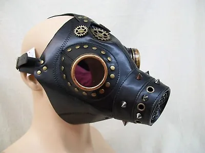$29.95 • Buy Black Plague Doctor Costume Gas Mask Medieval Apocalyptic Biohazard Radioactive