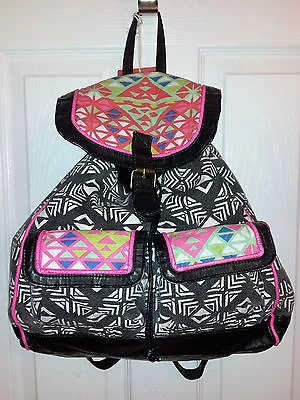 Mossimo Supply Co. Black/Multicolor Printed Backpack - NWT • $19.99