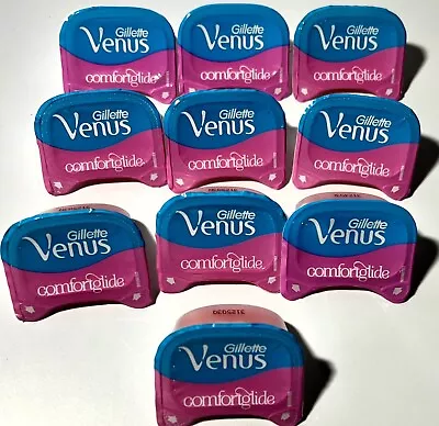 10 Gillette Venus Comfort Glide Women's Razor Replacement Cartridge Blade Heads • $19.99