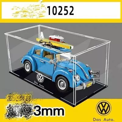 Acrylic Display Case For Lego Volkswagon Beetle With Engraved Logo - 10252 • $33.95