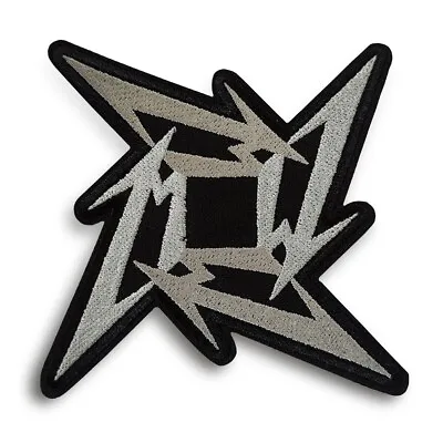 Metallica M Ninja Throwing Star Patch | American Heavy Thrash Metal Band Logo • $6.99