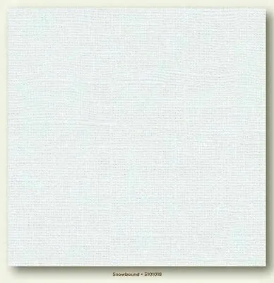 25 Sheets My Mind's Eye 12  X 12  Snowbound Canvas Cardstock Textured 80lb • $17.95