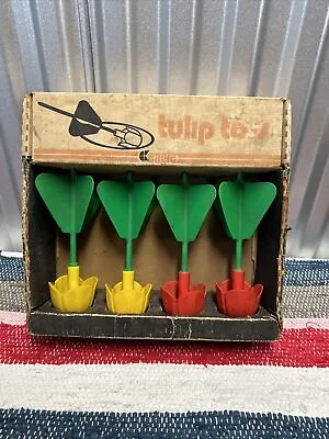 Vintage Eagle Tulip Toss Lawn Game W 4 Rings And Box Complete Made USA • $29.90