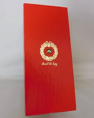 Vintage Marshall Field's Gift Box 1976 Shiny Red & White 7 X3 X2-5/8 H Christmas • $9.96