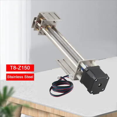 CNC Z-Axis Slide 150mm Stroke Linear Milling Engraving Machine W/ Stepper Motor • $51