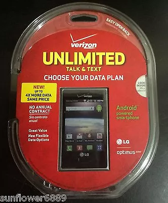  New  LG Optimus ZONE VS410PP Verizon Wireless No Contract  Android Smartphone • $48.99