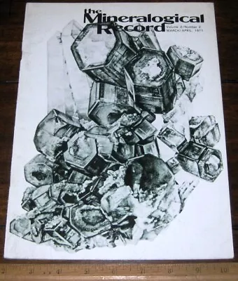 MINERALOGICAL RECORD MAGAZINE 1971  Vol Two #2 Complete Mineralogy Minerals Mine • $99.95