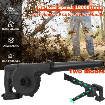 $28.76 • Buy Electric Leaf Blower Suction Vacuum Cleaner Cordless Air Blower Without Battery