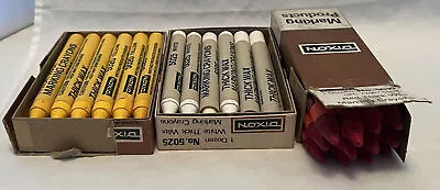 (12-Pk) Dixon Industrial Lumber Marking Crayons 5  X 1/2  5010-5020-5025 • $6