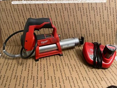 Milwaukee 2446-20 M12 Heavy-Duty Cordless Lightweight Grease Gun + 3.0AH Battery • $165