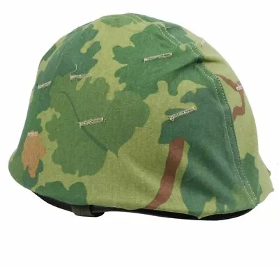 Vietnam War US Mitchell Reversible Helmet Cover Color Camo • $15.99