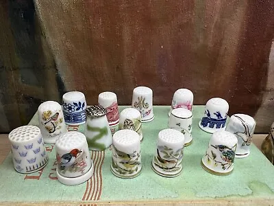 Collectors Vintage  Fine Bone China Thiimbles Sold Separately Various Makers • £5