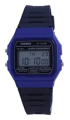 Casio F-91W Youth Digital Alarm Chronograph LED Light Calendar 30M Unisex Watch • $62.03