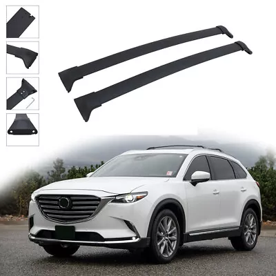 For 2016-2023 Mazda CX-9 CX9 Aluminum Roof Rail Rack Cross Bars Crossbars Pair • $90.99