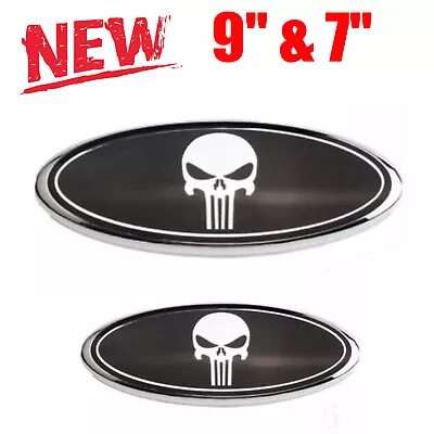 9  & 7  Compatible Ford Oval Badge Punisher TRANSIT MK6 MK7 RANGER Front & Rear • $32.55