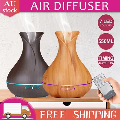 $31.05 • Buy Aroma Aromatherapy Diffuser Essential Oil Ultrasonic LED Air Humidifier Purifier
