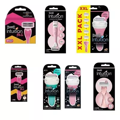 Wilkinson Sword Intuition Women`s Razor & Blades Pack Multi-Listing • £9.99