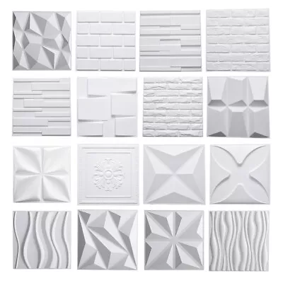 3D Wall Panels Ceiling Wallpaper Cladding Covering Kitchen Decorative Tiles 50Cm • £21.62