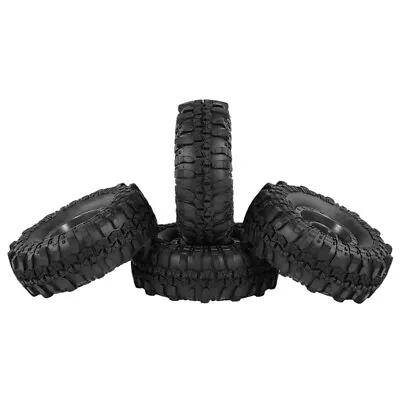 £11.76 • Buy 1.0  Micro Rock Crawler Tires W/ Plastic Wheel Rim For SCX24 RC Car Accs